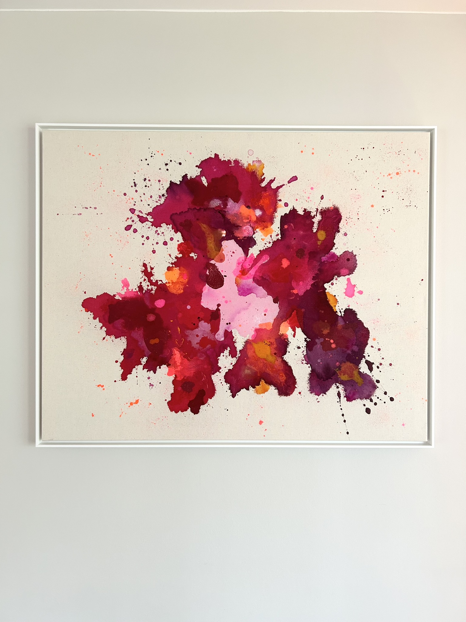 Befreiung, 2025, Acryl auf roher Baumwollleinwand, Ansicht 5